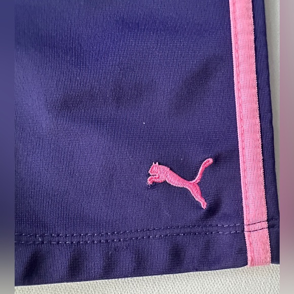 PUMA Girls Two-Piece & Joggers Set Athletic Casual - Blue/pink | Size 24M. - Picture 9 of 10